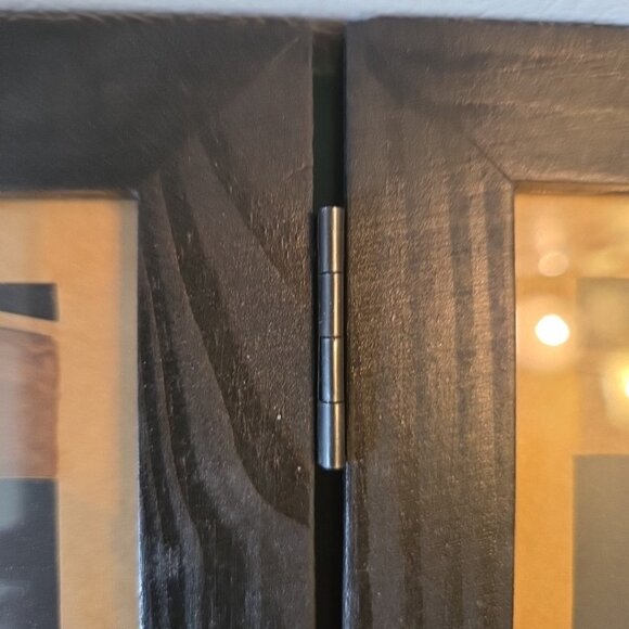 PJ Rankin Hults Wise Men Still Seek Him Framed Triptych Scherenschnitte Signed - Picture 11 of 12